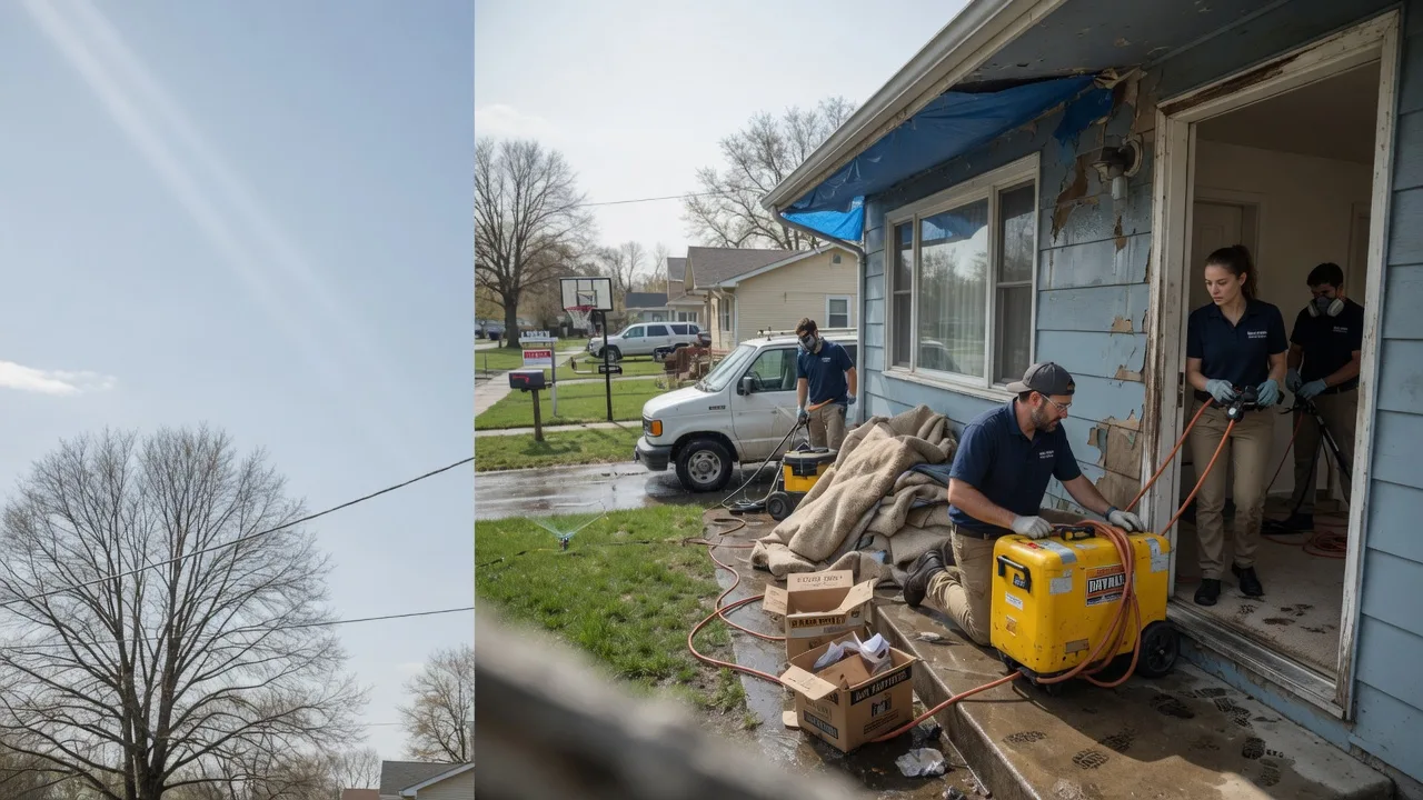 Basement Flood Cleanup in Walton, KS near me